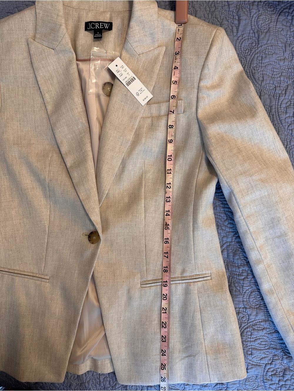 J. Crew Alexandra blazer in stretch linen blend - Picture 13 of 15